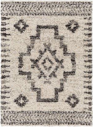 Capella Shag CPS-2302 5'3" x 7' Machine Woven Rug CPS2302-537 Livabliss Surya