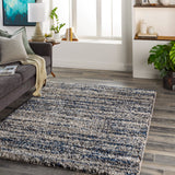 Capella Shag CPS-2308 5'3" x 7' Machine Woven Rug CPS2308-537 Livabliss Surya