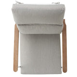 Safavieh Brutus Rocking Chair XII23 White / Light Grey / Natural Metal / Wood / Fabric / Foam CPT1035A