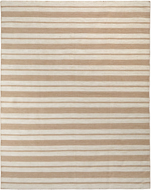 Feizy Rugs Duprine Eco-friendly Hand-woven Indoor Rug - Stylish Nautical Design With Classic Pin Stripes Ivory,Taupe,Brown Pet,Polyester 7220560fcml000h00