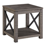 English Elm Steve Silver - Dexter - Square End Table - Brown