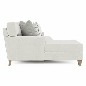 Bernhardt Bernhardt Mila 3-Piece Sectional With Left-Facing Chaise, Deep Plush Seating, Tapered Legs, Made-To-Order K1984