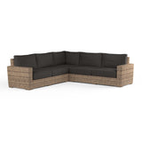 Havana Sectional in Spectrum Carbon w/ Self Welt SW1701-SEC-48085 Sunset West