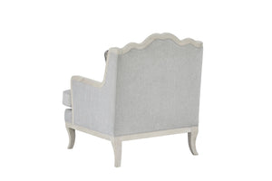 A.R.T. Furniture Assemblage Mist Matching Chair In Alabaster - Elegant Parawood Design With Luxurious Down Cushions  Parawood Solids 754503-5349ab