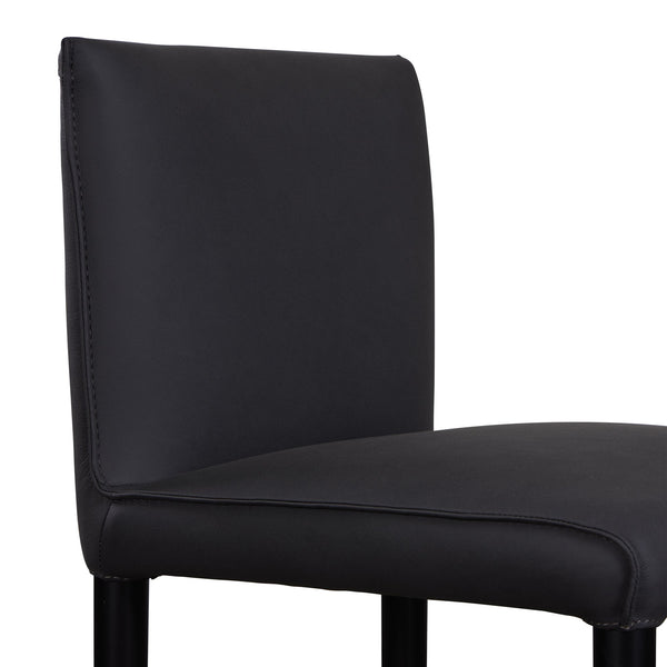 Porter Designs Porter Rigel Modern Gray Full-grain Leather Counter Chair Set Of 2 - Stylish Comfort & Durability Gray Leather 07-204-09-0171