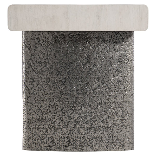 Bernhardt Bernhardt Sereno Desk In Lutra Walnut With Fuso Cast-Aluminum Legs, Soft-Close Drawer, Rustic Modern Elegance D29511