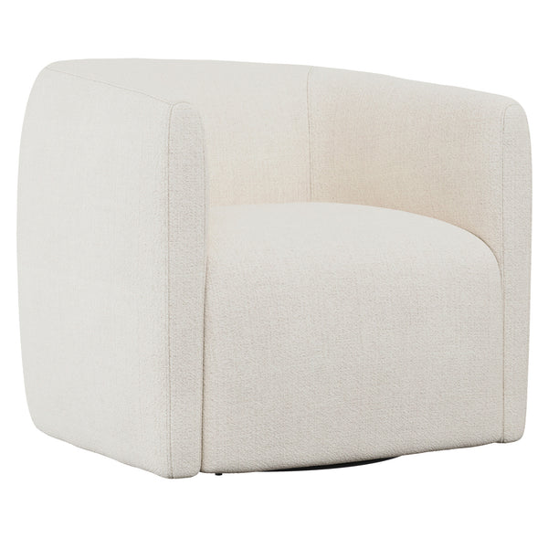 Bernhardt Aline Fabric Swivel Chair 5558-000 White B6923S_5558-000 Bernhardt