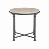 Galesbury Round Metal End Table