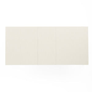 A.R.T. Furniture Blanc Dining Table - Contemporary Elegance In Alabaster & Burnished Bronze, Seats 10, Extends 73" To 101" White Parrawood Solids,Maple Veneers 289220-1040