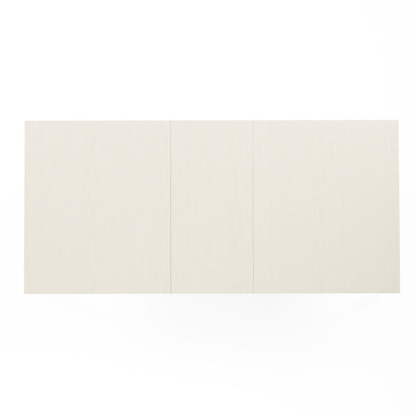 A.R.T. Furniture Blanc Dining Table - Contemporary Elegance In Alabaster & Burnished Bronze, Seats 10, Extends 73" To 101" White Parrawood Solids,Maple Veneers 289220-1040