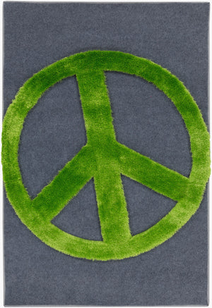 Surya Crash Crh-6002 Handmade 4' X 6' Rug - Durable Low Pile Polyester For Modern Home Decor Charm Charcoal Polyester Crh6002-46