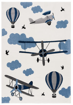 Safavieh Carousel Kids 137 Power Loomed Kids Rug CRK137A-5SQ