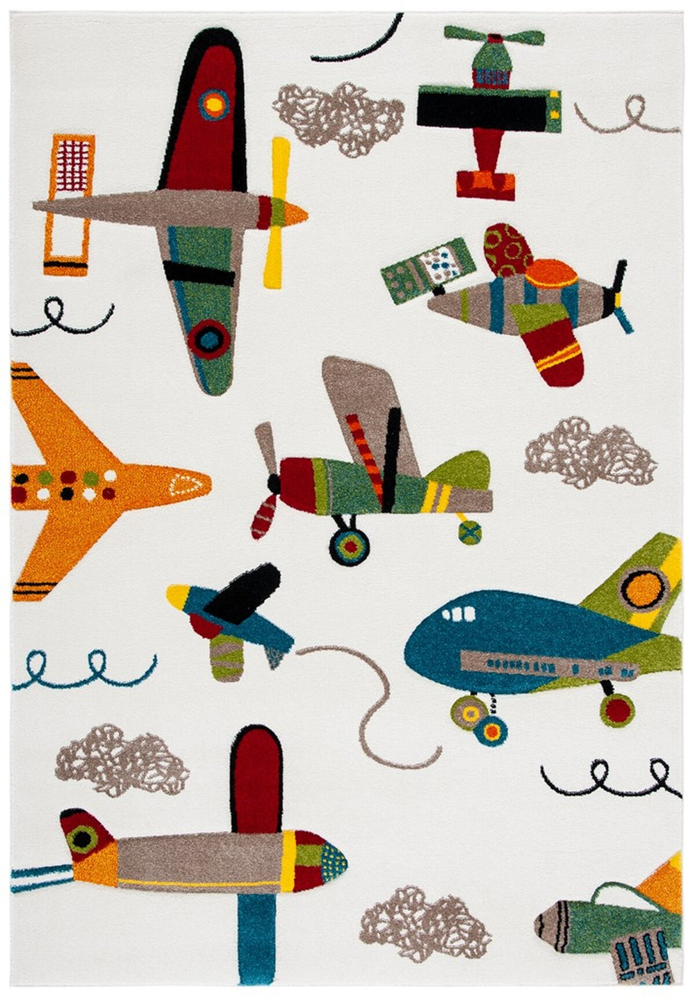 Safavieh Carousel Kids 167 Power Loomed Kids Rug CRK167A-210