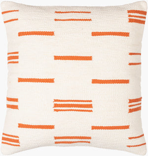 Surya Carlton Global Bohemian Accent Pillow - 18” X 18” Soft Cotton, Timeless Pattern, Easy Care Design Off,White Cotton,Cotton Crl003-2020p