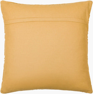 Surya Carlton Global Bohemian Accent Pillow - 18” X 18” Soft Cotton, Timeless Pattern, Easy Care Design Mustard Cotton,Cotton Crl004-2222