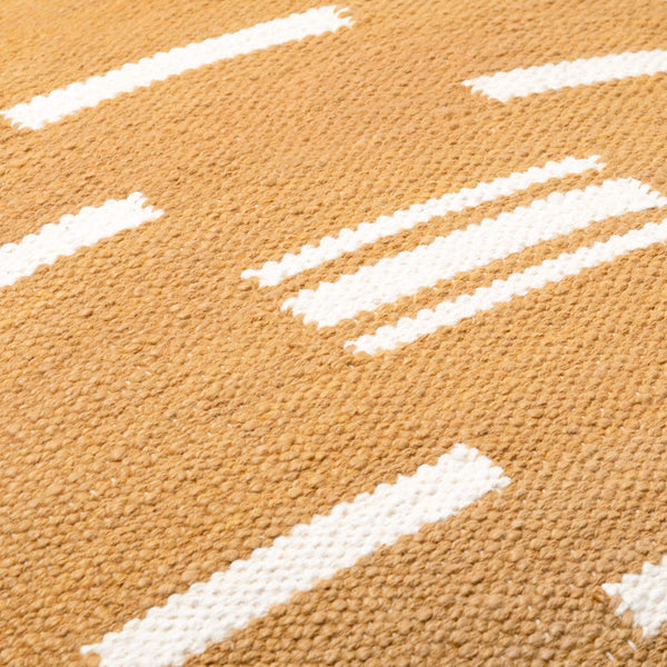 Surya Carlton Global Bohemian Accent Pillow - 18” X 18” Soft Cotton, Timeless Pattern, Easy Care Design Mustard Cotton,Cotton Crl004-2222