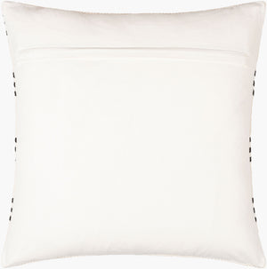 Surya Carlton Global Bohemian Accent Pillow - 18” X 18” Soft Cotton, Timeless Pattern, Easy Care Design Off,White Cotton,Cotton Crl005-2020d