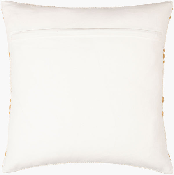 Surya Carlton Global Bohemian Accent Pillow - 18” X 18” Soft Cotton, Timeless Pattern, Easy Care Design Mustard Cotton,Cotton Crl007-2020d