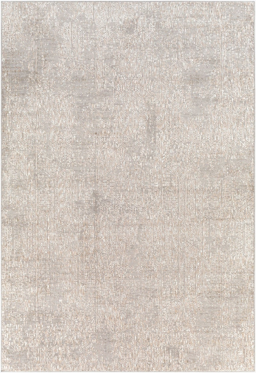Livabliss Carmel Geometric Mid-century Modern Area Rug for Large Living and Dining Spaces Light Gray, Whi 10' x 13'11" CRL2300-1014