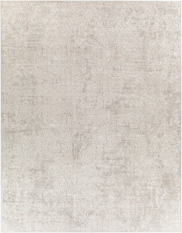 Livabliss Carmel Geometric Mid-century Modern Area Rug for Large Living and Dining Spaces Light Gray, Whi 7'10" x 10' CRL2300-71010