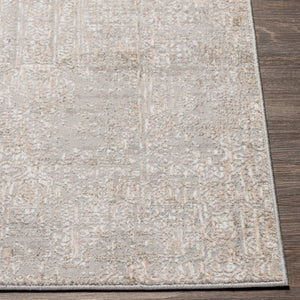 Livabliss Carmel Geometric Mid-century Modern Area Rug for Large Living and Dining Spaces Light Gray, Whi 10' x 13'11" CRL2300-1014