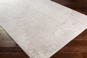 Livabliss Carmel Mid-century Polyester Area Rug for Large Living Rooms with Graphic Pattern Light Gray, Whi 12' x 15' CRL2301-1215