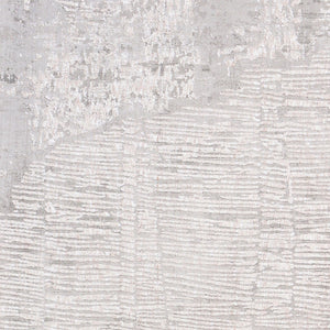 Livabliss Carmel Mid-century Polyester Area Rug for Large Living Rooms with Graphic Pattern Light Gray, Whi 12' x 15' CRL2301-1215