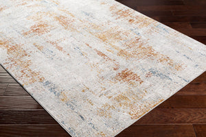 Livabliss Carmel Geometric Mid-century Modern Area Rug Polyester Woven for Living Room White, Gray 10' x 13'11" CRL2302-1014