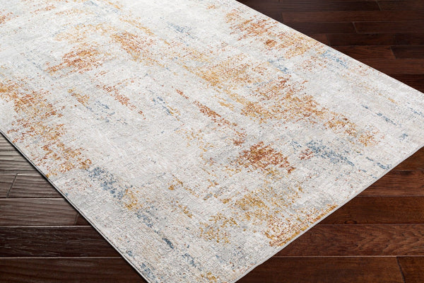 Livabliss Carmel Geometric Mid-century Modern Area Rug Polyester Woven for Living Room White, Gray 10' x 13'11" CRL2302-1014