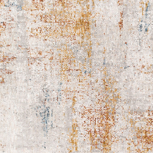 Livabliss Carmel Geometric Mid-century Modern Area Rug Polyester Woven for Living Room White, Gray 10' x 13'11" CRL2302-1014