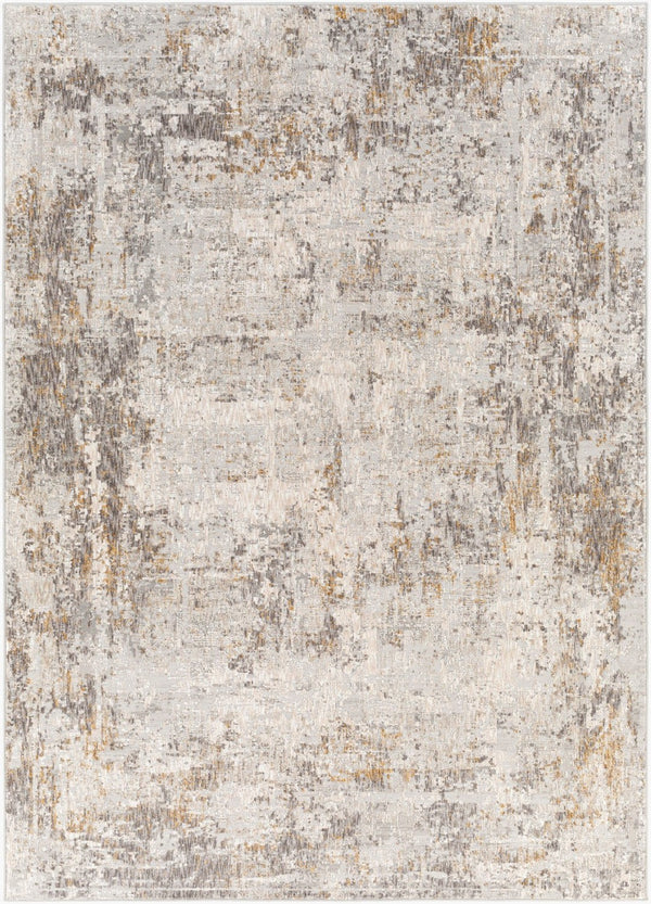 Livabliss Carmel Mid-century Modern Polyester Area Rug Soft Geometric Pattern for Living Rooms Light Gray, Dar 10' x 13'11" CRL2304-1014