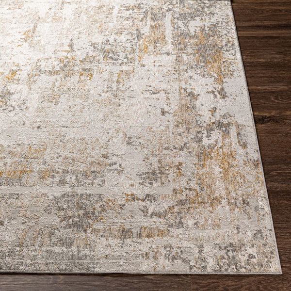 Livabliss Carmel Mid-century Modern Polyester Area Rug Soft Geometric Pattern for Living Rooms Light Gray, Dar 7'10" x 10' CRL2304-71010