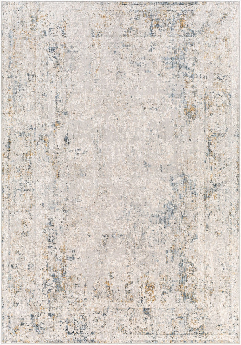 Livabliss Carmel Traditional Polyester Area Rug for Large Living or Dining Rooms High Traffic Light Gray, Dar 10' x 13'11" CRL2306-1014