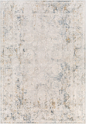 Livabliss Carmel Traditional Polyester Area Rug for Large Living or Dining Rooms High Traffic Light Gray, Dar 10' x 13'11" CRL2306-1014