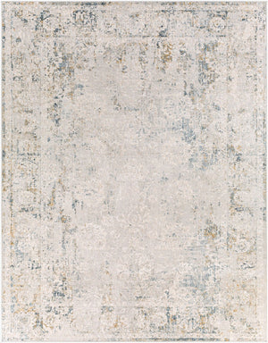 Livabliss Carmel Traditional Polyester Area Rug for Large Living or Dining Rooms High Traffic Light Gray, Dar 7'10" x 10' CRL2306-71010