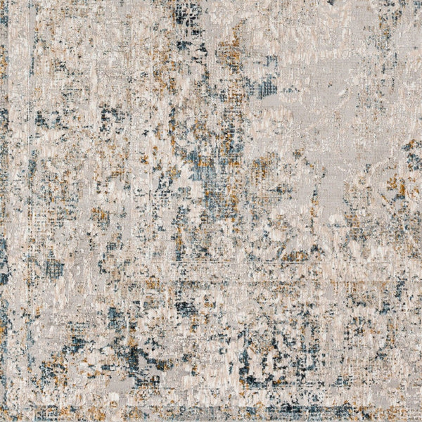 Livabliss Carmel Traditional Polyester Area Rug for Large Living or Dining Rooms High Traffic Light Gray, Dar 7'10" x 10' CRL2306-71010
