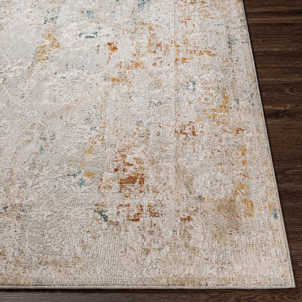 Livabliss Carmel Traditional Patterned Polyester Area Rug Machine Woven in Turkey for Living Rooms Light Gray, Dar 10' x 13'11" CRL2307-1014