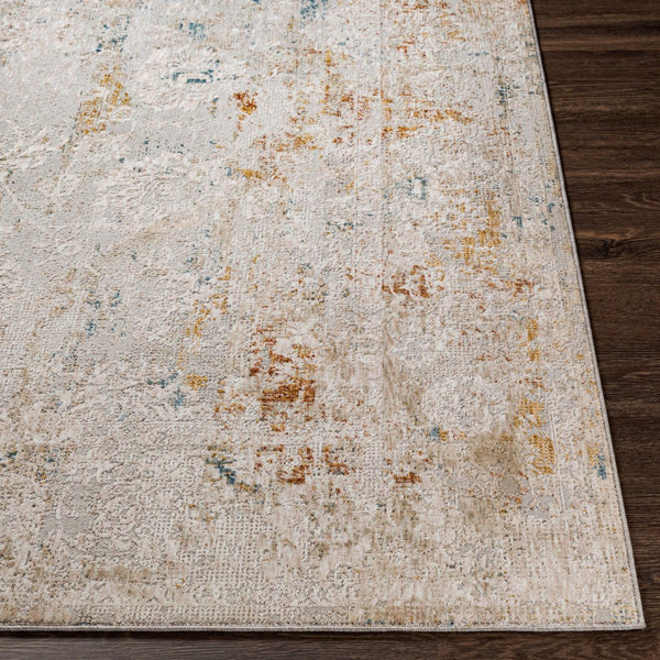 Livabliss Carmel Traditional Patterned Polyester Area Rug Machine Woven in Turkey for Living Rooms Light Gray, Dar 10' x 13'11" CRL2307-1014