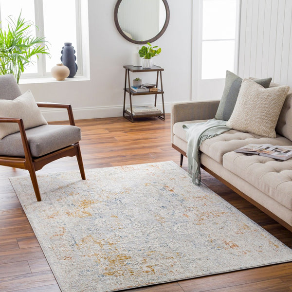 Livabliss Carmel Traditional Patterned Polyester Area Rug Machine Woven in Turkey for Living Rooms Light Gray, Dar 10' x 13'11" CRL2307-1014