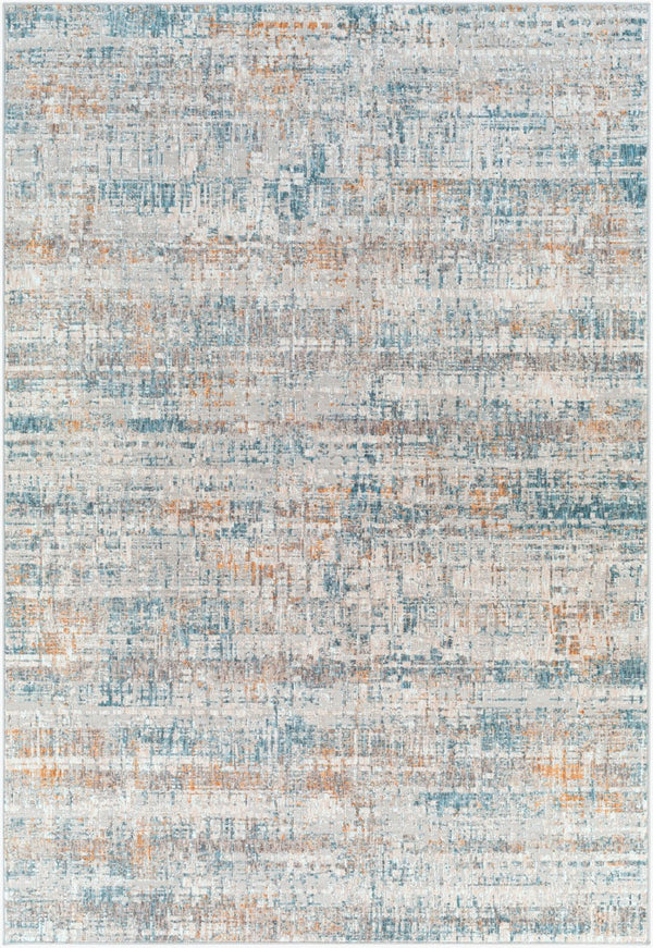 Livabliss Carmel Machine Woven Polyester Area Rug with High Low Pile for Large Living Rooms Light Gray, Whi 12' x 15' CRL2308-1215