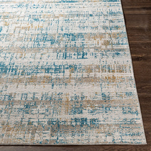 Livabliss Carmel Machine Woven Polyester Area Rug with High Low Pile for Large Living Rooms Light Gray, Whi 12' x 15' CRL2308-1215