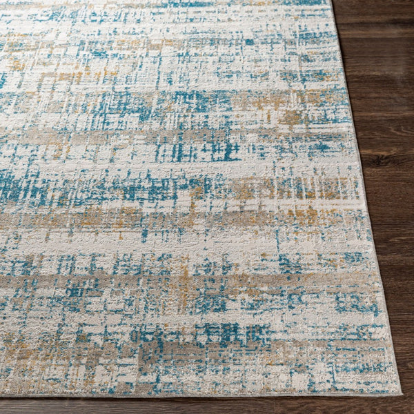 Livabliss Carmel Machine Woven Polyester Area Rug with High Low Pile for Large Living Rooms Light Gray, Whi 12' x 15' CRL2308-1215