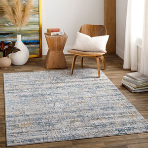 Livabliss Carmel Bold Geometric Mid-century Polyester Area Rug for Large Living Dining Rooms Light Gray, Whi 2'7" x 3'11" CRL2309-274