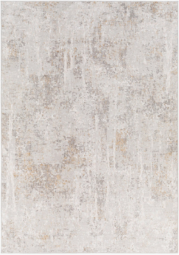 Livabliss Carmel Geometric Area Rug Mid-century Modern Polyester Pile for Living Dining Rooms Light Gray, Dar 2' x 2'11" CRL2310-23