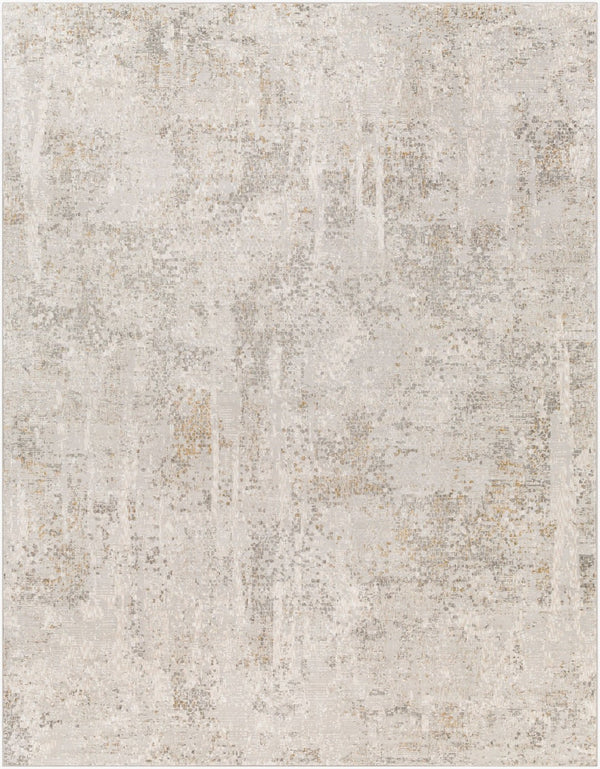 Livabliss Carmel Geometric Area Rug Mid-century Modern Polyester Pile for Living Dining Rooms Light Gray, Dar 7'10" x 10' CRL2310-71010