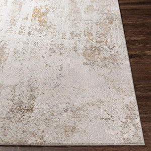 Livabliss Carmel Geometric Area Rug Mid-century Modern Polyester Pile for Living Dining Rooms Light Gray, Dar 2' x 2'11" CRL2310-23