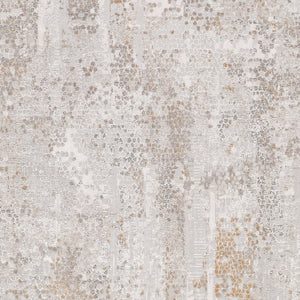 Livabliss Carmel Geometric Area Rug Mid-century Modern Polyester Pile for Living Dining Rooms Light Gray, Dar 2' x 2'11" CRL2310-23
