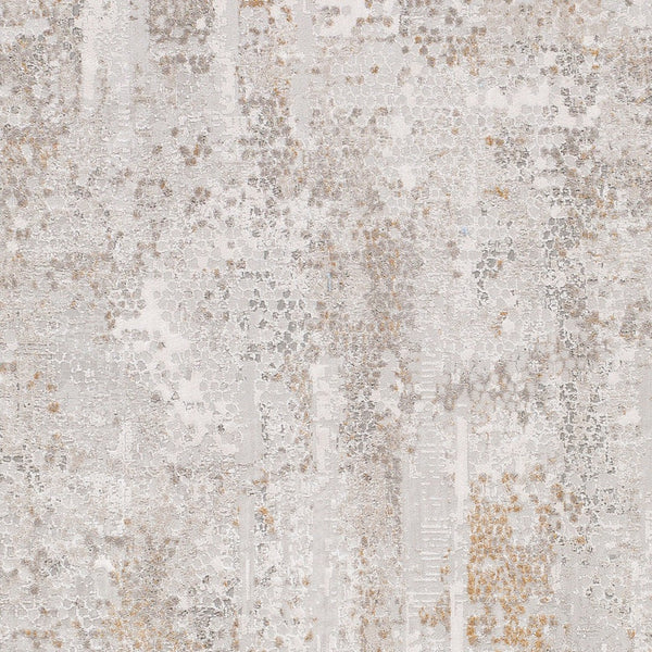 Livabliss Carmel Geometric Area Rug Mid-century Modern Polyester Pile for Living Dining Rooms Light Gray, Dar 2' x 2'11" CRL2310-23