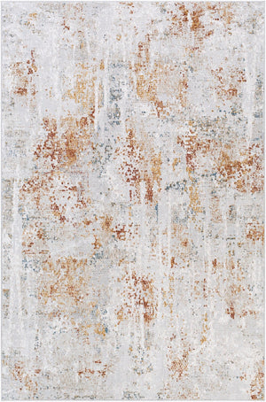 Livabliss Carmel Machine Woven Area Rug with Lustrous Sheen and High Low Pile for Large Rooms Light Gray, Whi 6'7" x 9'6" CRL2311-6796