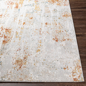 Livabliss Carmel Machine Woven Area Rug with Lustrous Sheen and High Low Pile for Large Rooms Light Gray, Whi 12' x 15' CRL2311-1215
